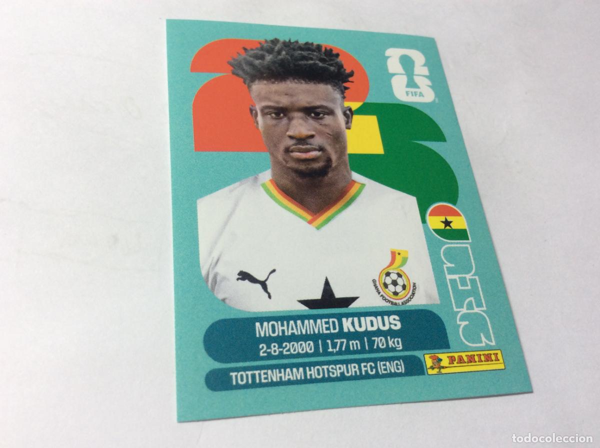 Cartes &agrave; collectionner de Football: GHA14 GHA 14 Mohammed Kudus Ghana Cromo Sticker FIFA World Cup 2026 26 Panini