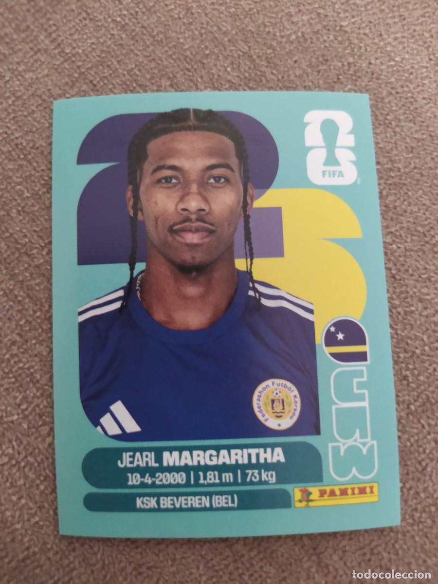 Cartes &agrave; collectionner de Football: CUW 16 Jearl MARGARITHA Cura&ccedil;ao Curasao mundial 2026 panini