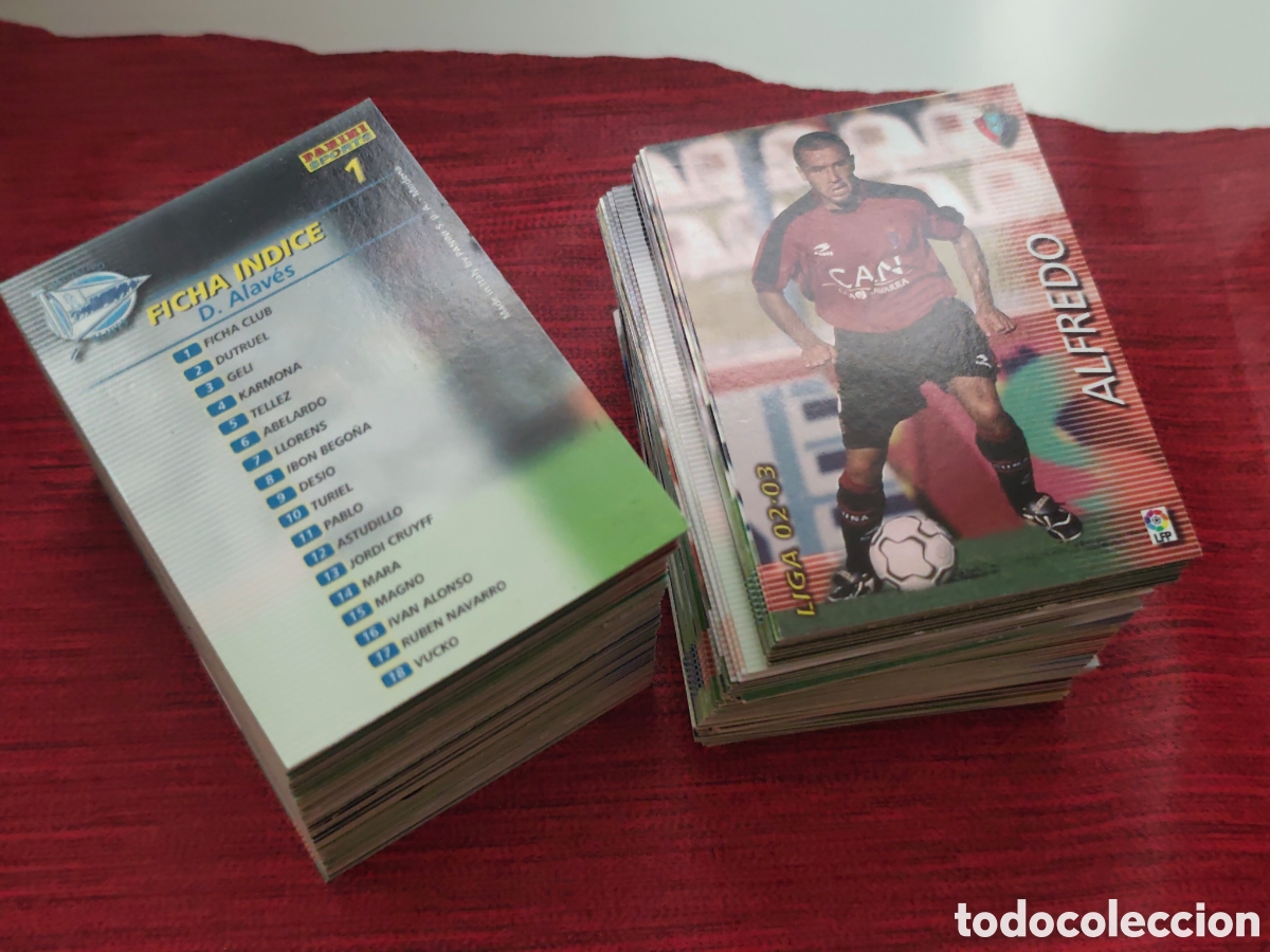 Fu&szlig;ball-Sticker: 300 CARDS NUEVAS DIFERENTES MEGAFICHAS 2002 2003 #
