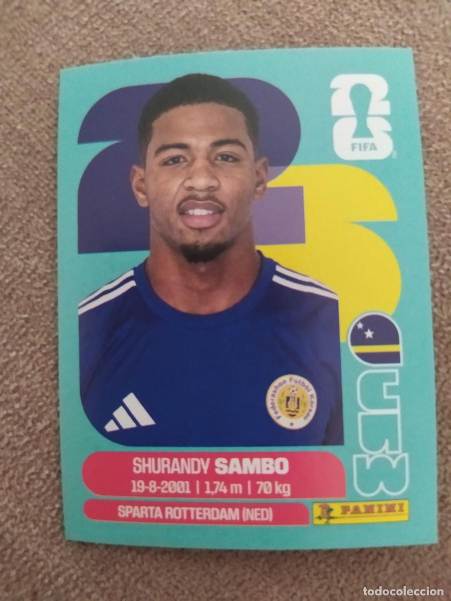 Fu&szlig;ball-Sticker: CUW 08 Shurandy SAMBO 8 Cura&ccedil;ao Curasao mundial 2026 panini