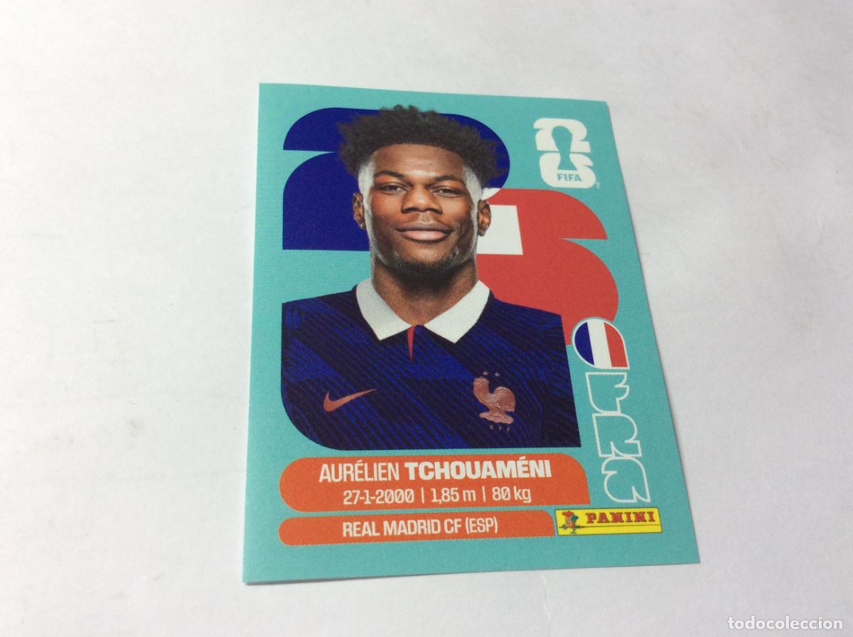 Fu&szlig;ball-Sticker: FRA9 FRA 9 Aur&eacute;lien Tchouam&eacute;ni Francia Cromo Sticker FIFA World Cup 2026 26 Panini