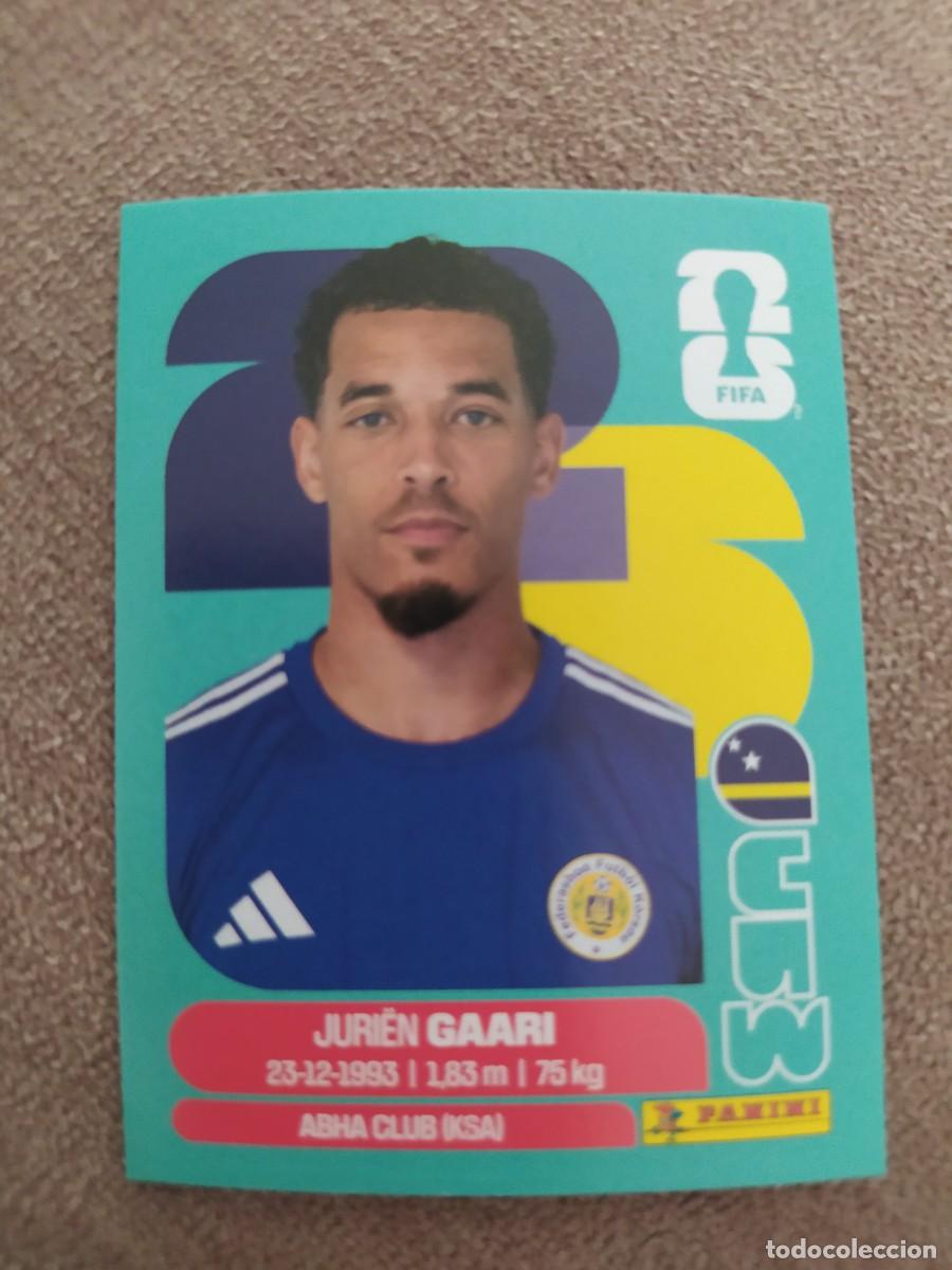 Football Stickers: CUW 05 Jurien GAARI 5 Cura&ccedil;ao Curasao mundial 2026 panini
