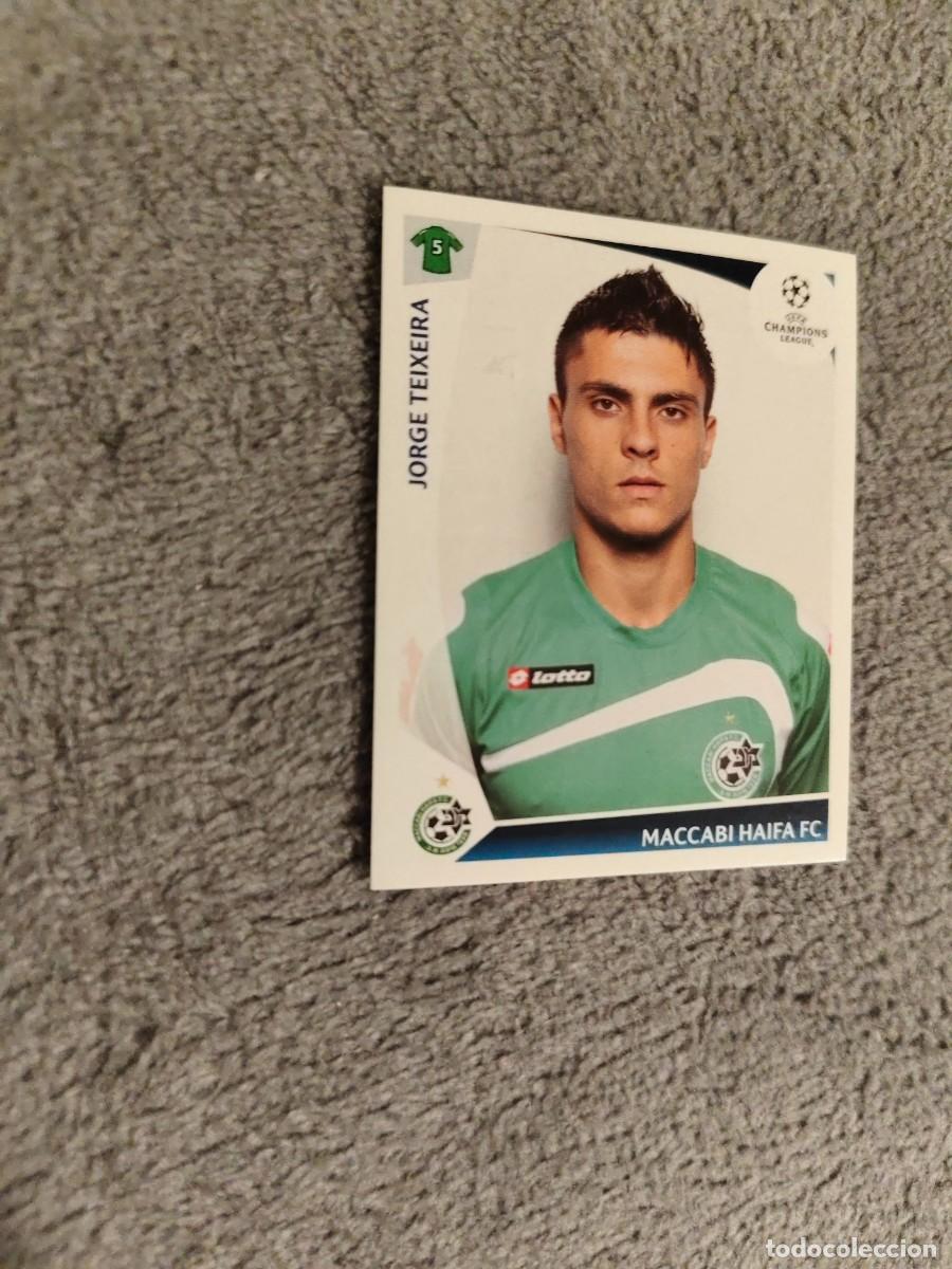 Football Stickers: 59 CHAMPIONS LEAGUE 09 10 PANINI JORGE TEIXEIRA MACCABI HAIFA FC 2009 2010 UCL AAA