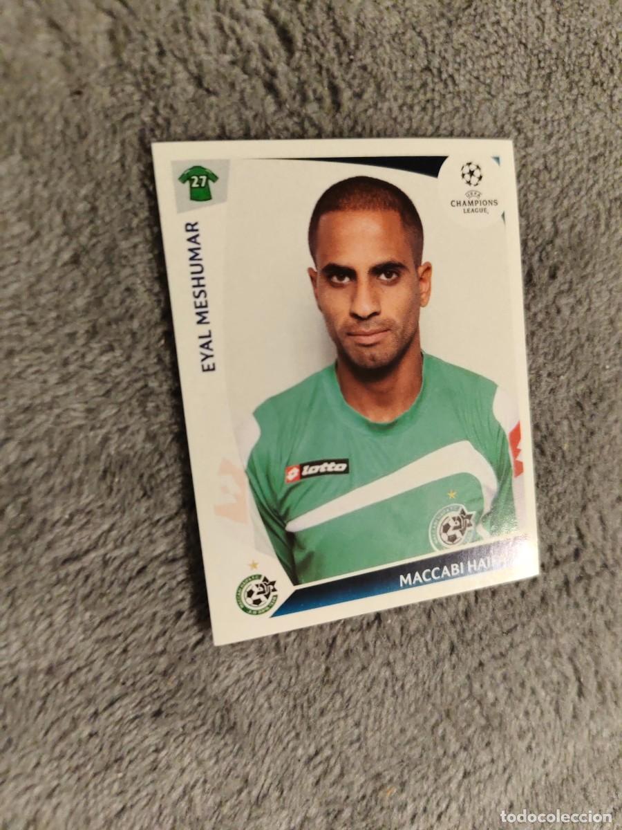 Football Stickers: 62 CHAMPIONS LEAGUE 09 10 PANINI EYAL MESHUMAR MACCABI HAIFA FC 2009 2010 UCL AAA