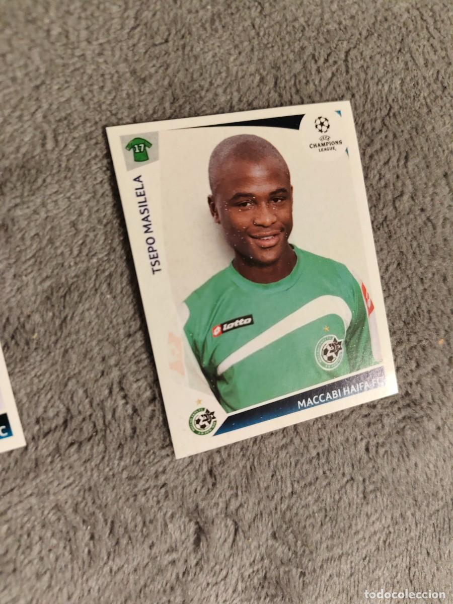 Football Stickers: 63 CHAMPIONS LEAGUE 09 10 PANINI TSEPO MASILELA MACCABI HAIFA FC 2009 2010 UCL AAA