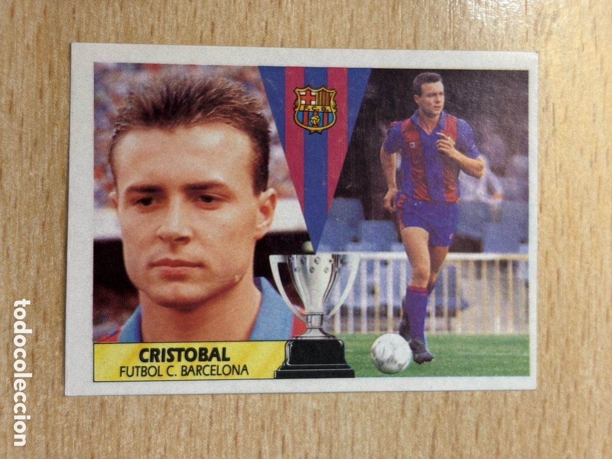 Football Stickers: Cristobal Fichaje 23 FC Barcelona Ediciones Este 87-88 1987-1988 sin pegar
