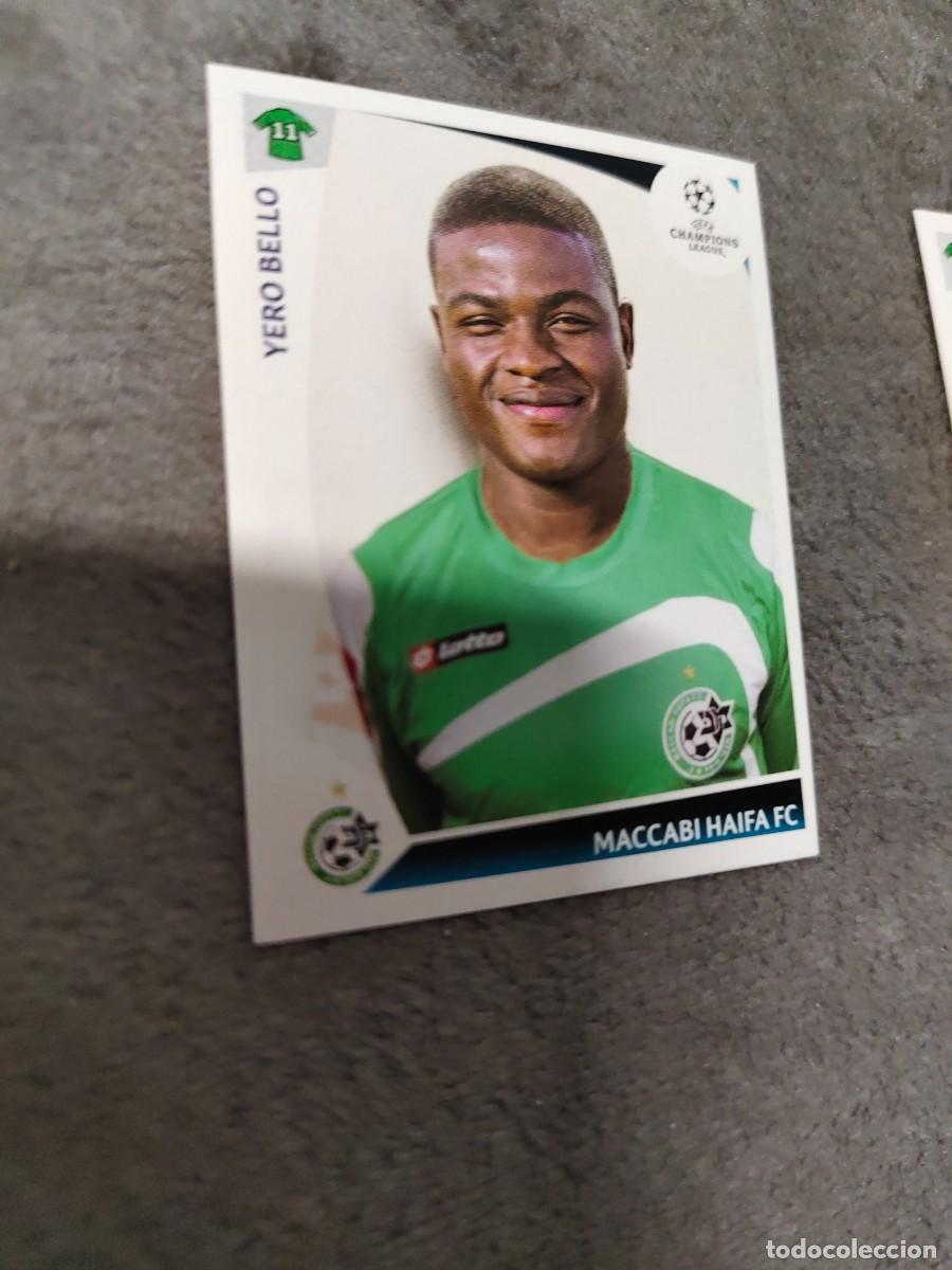 Football Stickers: 68 CHAMPIONS LEAGUE 09 10 PANINI YERO BELLO MACCABI HAIFA FC 2009 2010 UCL AAA