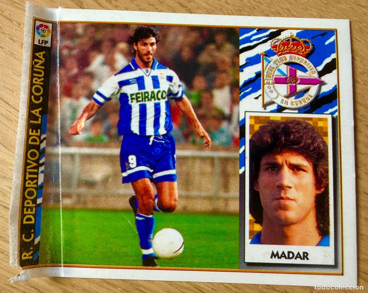 Football Stickers: MADAR DEPORTIVO CORU&Ntilde;A 97 98 1997 1998 LIGA EDICIONES ESTE VENTANILLA STICKER