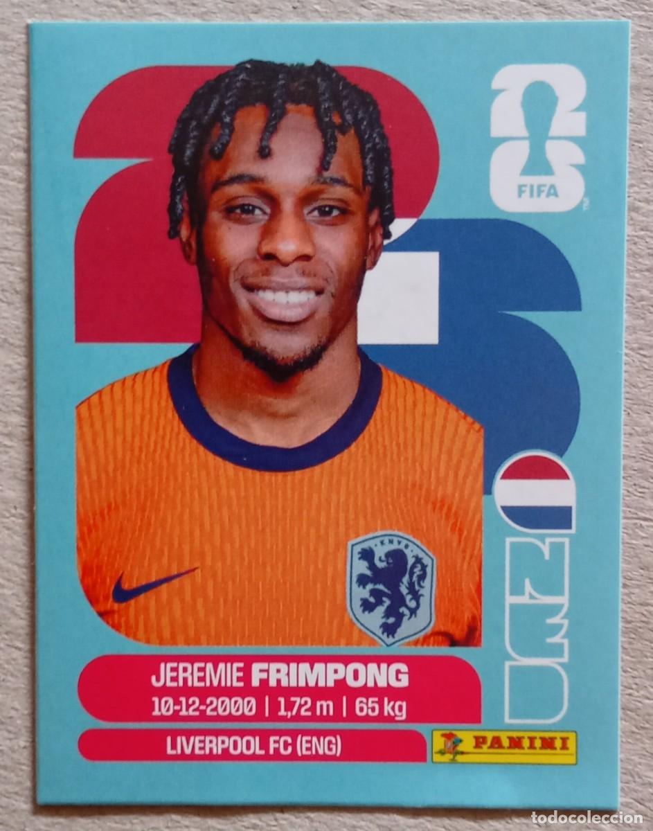 Football Stickers: Figurina Panini 2026 Cromo World Cup Usa Mundial 2026 Jeremie Frimpong Netherlands n NED 8