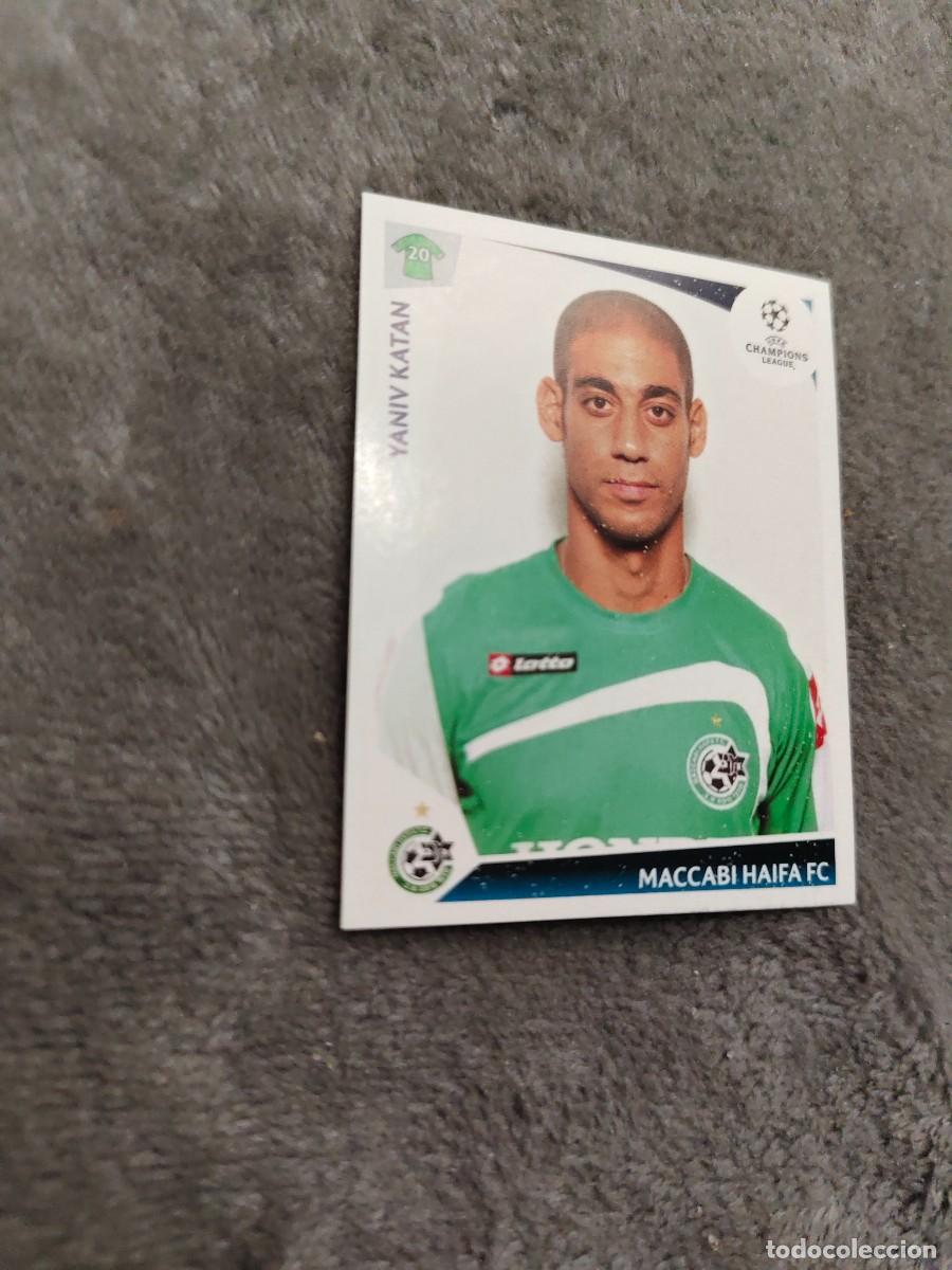Football Stickers: 71 CHAMPIONS LEAGUE 09 10 PANINI YANIV KATAN MACCABI HAIFA FC 2009 2010 UCL AAA