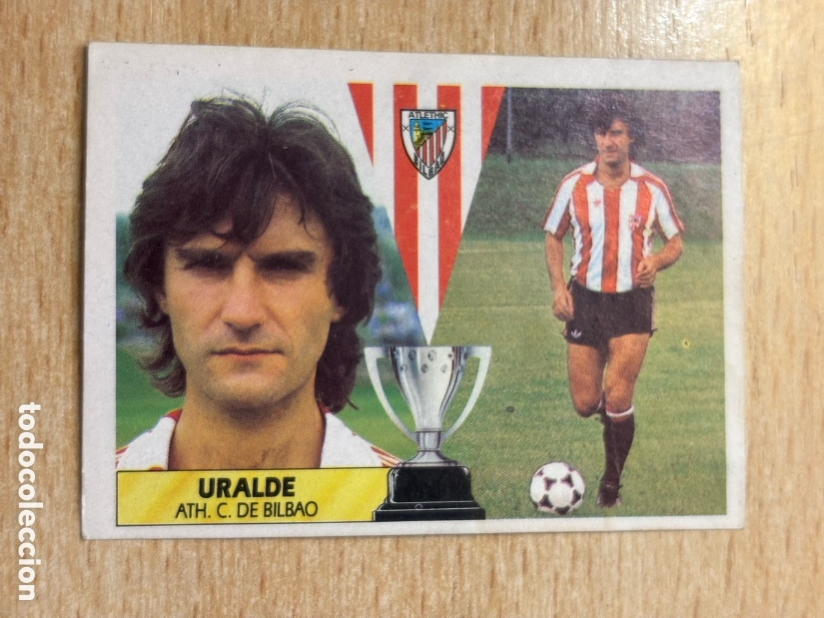 Football Stickers: Uralde Fichaje 6 Athletic Club de Bilbao Ediciones Este 87-88 1987-1988 sin pegar