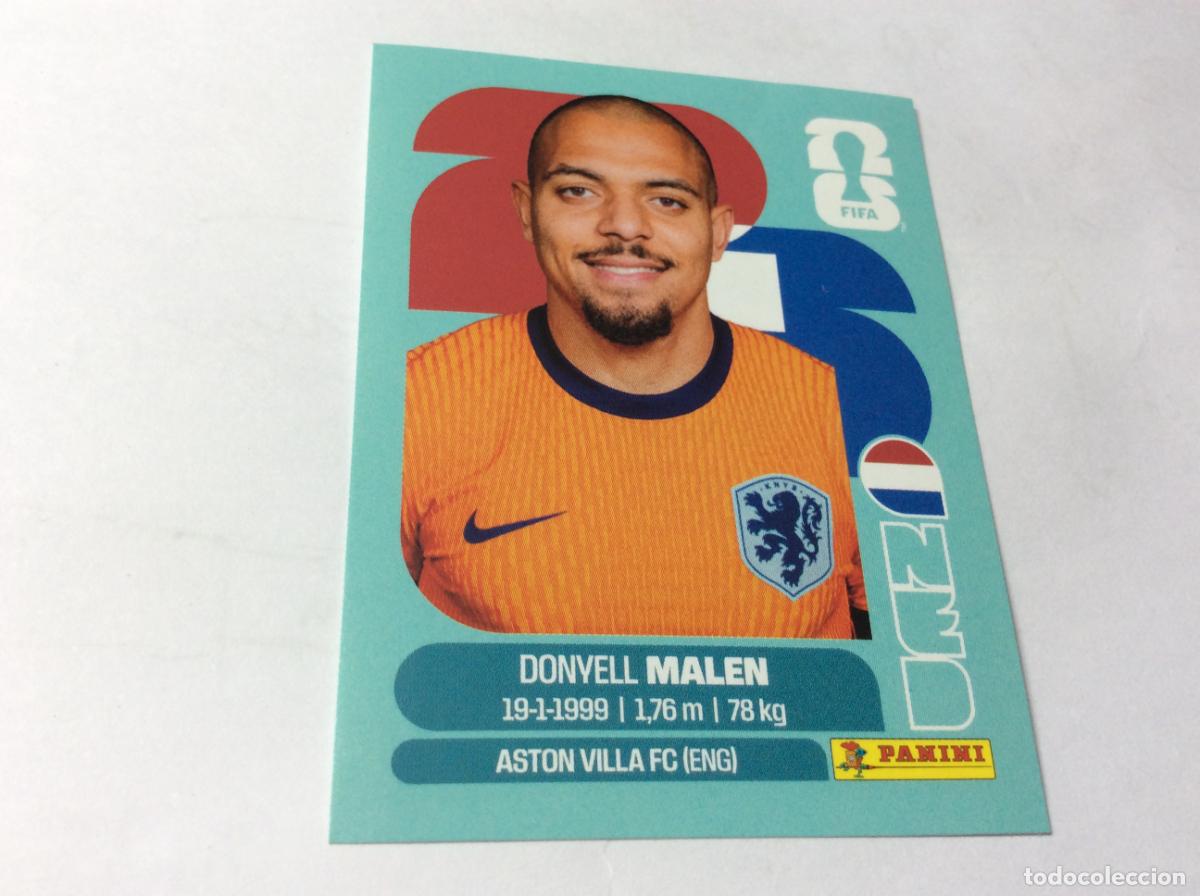Cromos de f&uacute;tbol: NED18 NED 18 Donyell Malen Pa&iacute;ses Bajos Holanda Cromo Sticker FIFA World Cup 2026 26 Panini