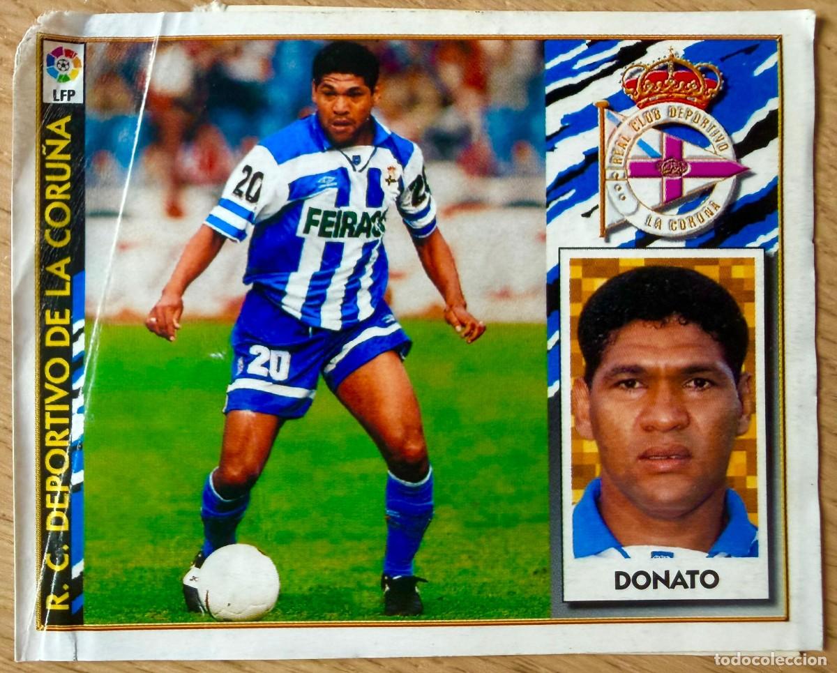 Cromos de f&uacute;tbol: DONATO DEPORTIVO CORU&Ntilde;A 97 98 1997 1998 LIGA EDICIONES ESTE VENTANILLA STICKER