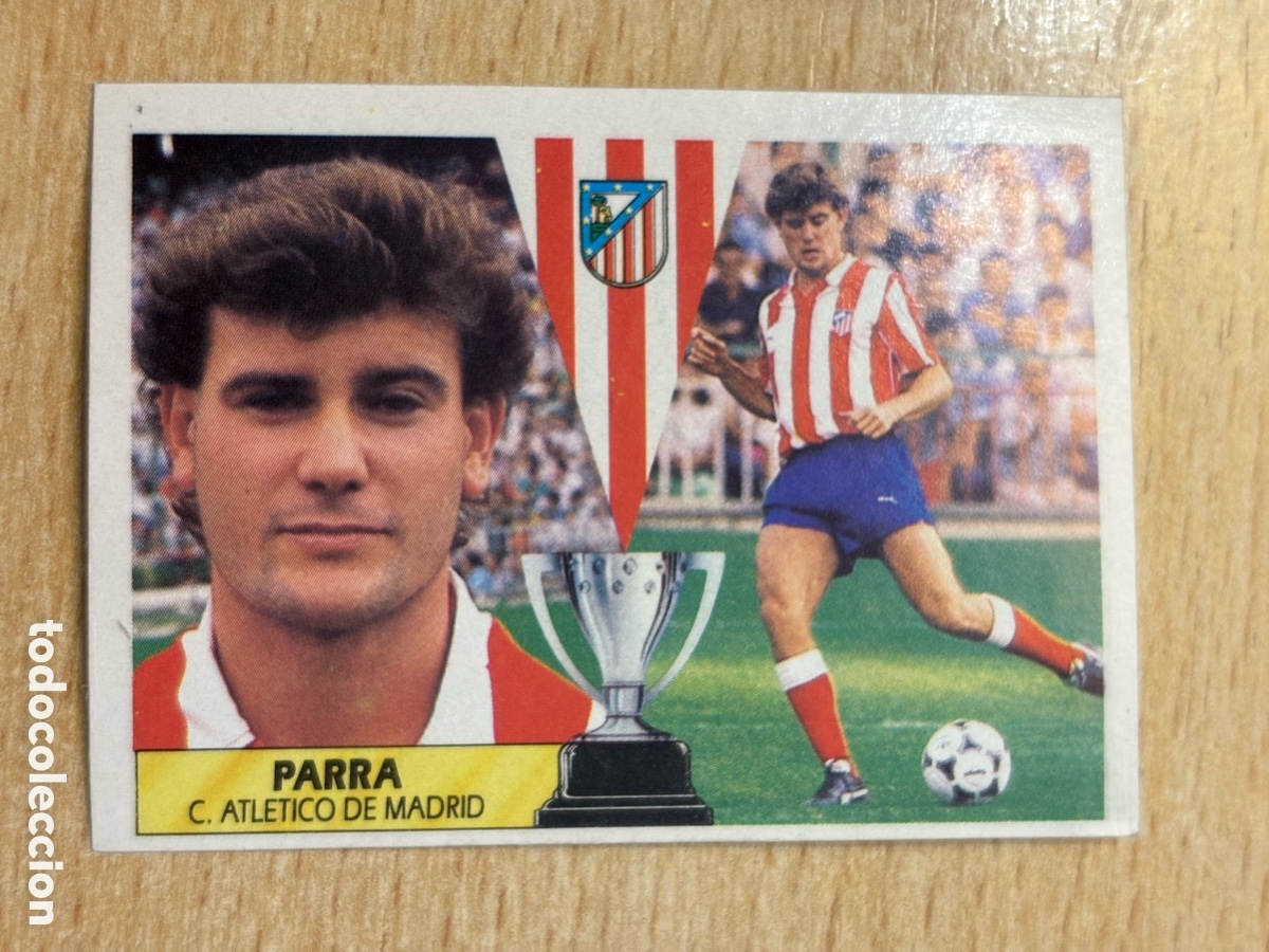 Cromos de f&uacute;tbol: Parra Atl&eacute;tico de Madrid Ediciones Este 87-88 1987-1988 sin pegar