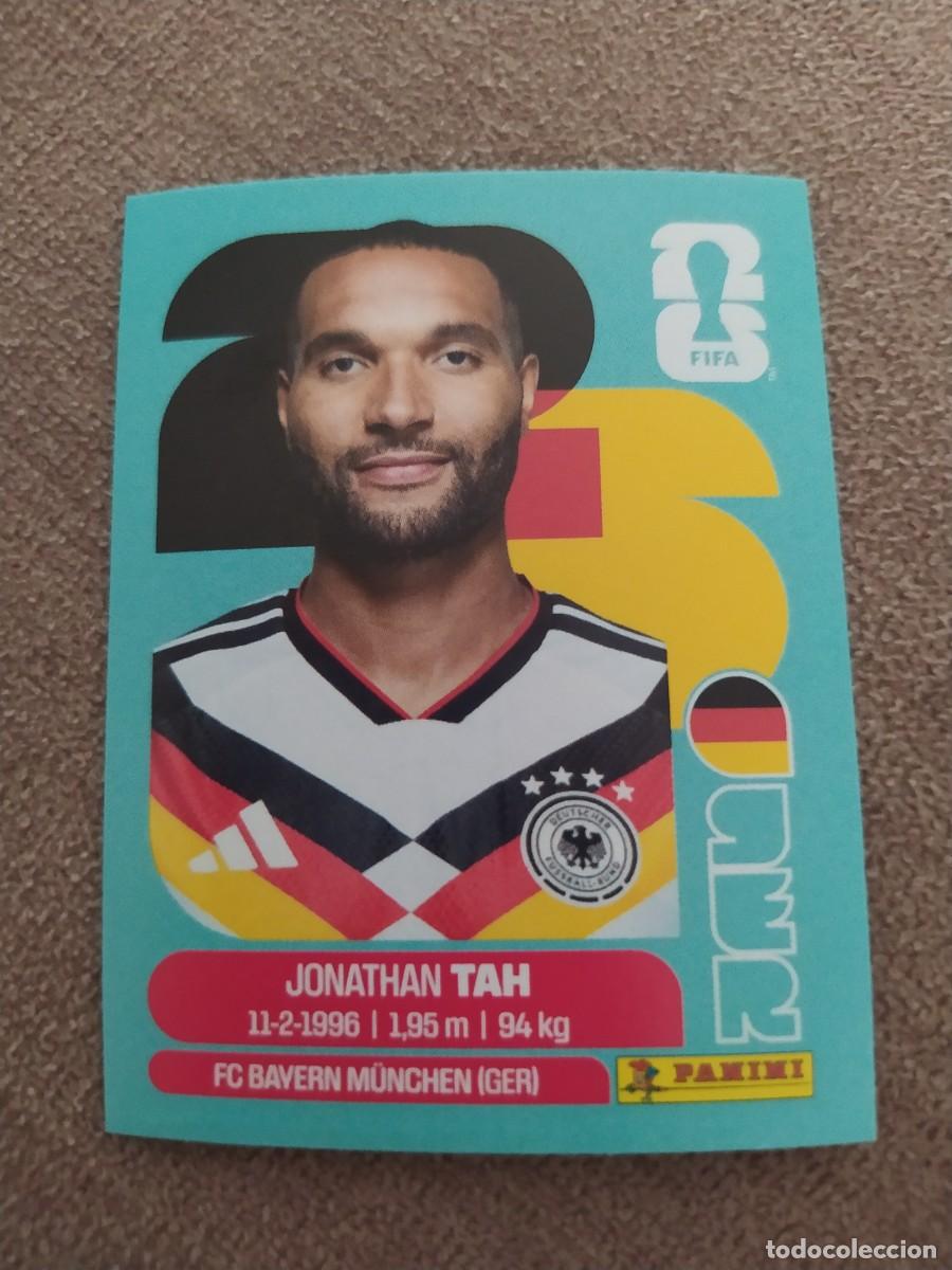 Cromos de f&uacute;tbol: GER 03 Jonathan TAH 3 Alemania mundial 2026 panini