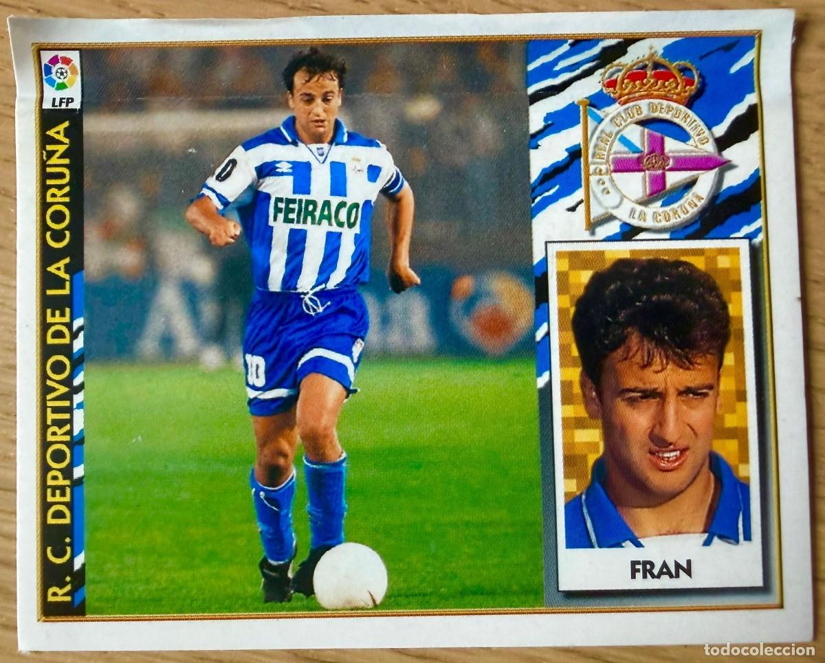 Cromos de f&uacute;tbol: FRAN DEPORTIVO CORU&Ntilde;A 97 98 1997 1998 LIGA EDICIONES ESTE VENTANILLA STICKER
