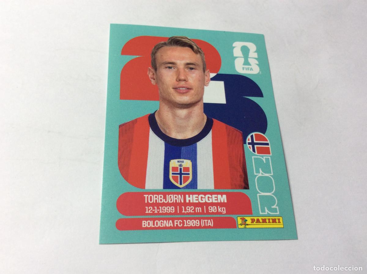 Cromos de f&uacute;tbol: NOR8 NOR 8 Torbj&oslash;rn Heggem Noruega Cromo Sticker FIFA World Cup 2026 26 Panini