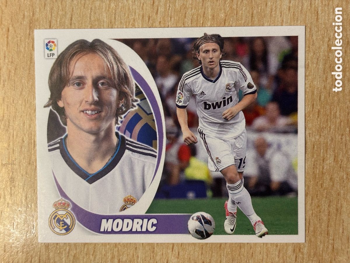 Cromos de f&uacute;tbol: Modric Fichaje 45 Real Madrid Ediciones Este 2012-13 nuevo de sobre