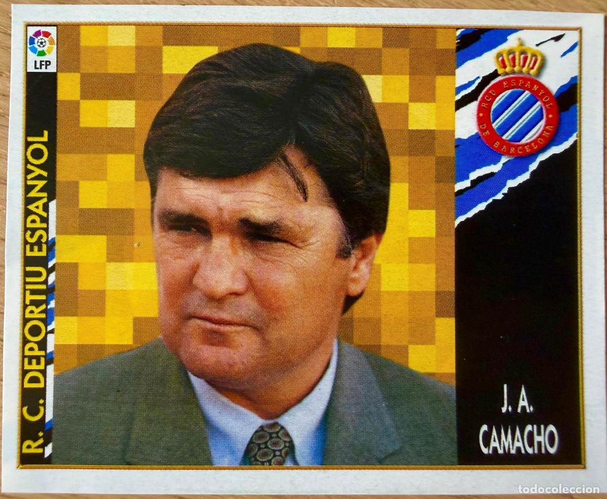 Cromos de f&uacute;tbol: ENTRENADOR CAMACHO ESPANYOL ESPA&Ntilde;OL 97 98 1997 1998 LIGA EDICIONES ESTE RECORTADO STICKER