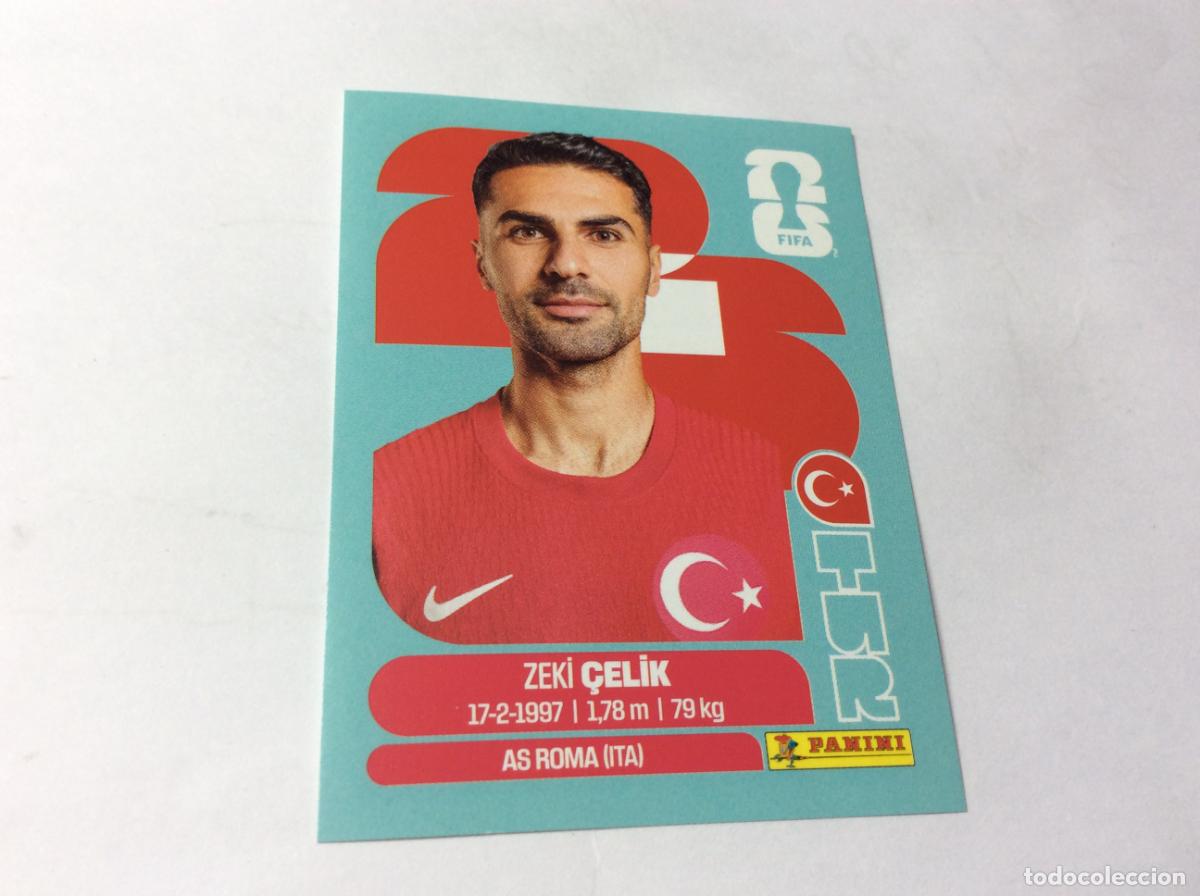 Cromos de f&uacute;tbol: TUR4 TUR 4 Zeki Celik Turqu&iacute;a Cromo Sticker FIFA World Cup 2026 26 Panini