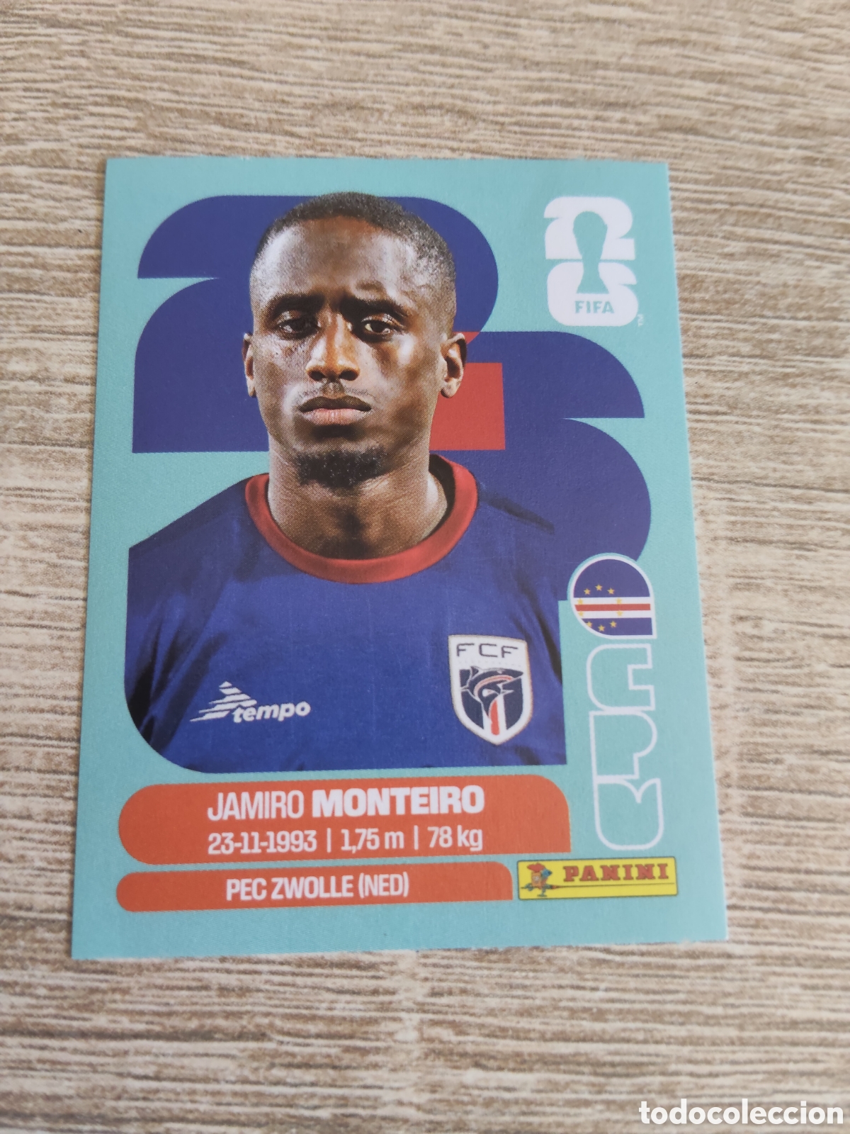 Cromos de f&uacute;tbol: Panini mundial 2026 CPV 12 Jamiro Monteiro Cabo Verde