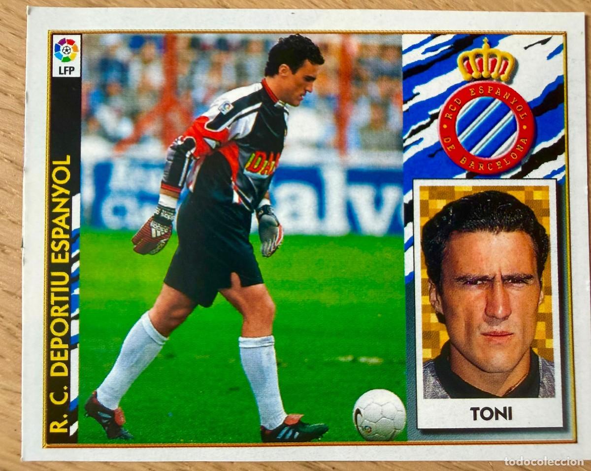 Cartes &agrave; collectionner de Football: TONI ESPANYOL ESPA&Ntilde;OL 97 98 1997 1998 LIGA EDICIONES ESTE RECORTADO STICKER