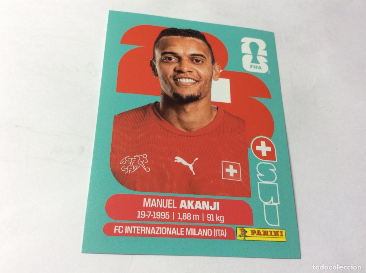 Fu&szlig;ball-Sticker: SUI4 SUI 4 Manuel Akanji Suiza Cromo Sticker FIFA World Cup 2026 26 Panini