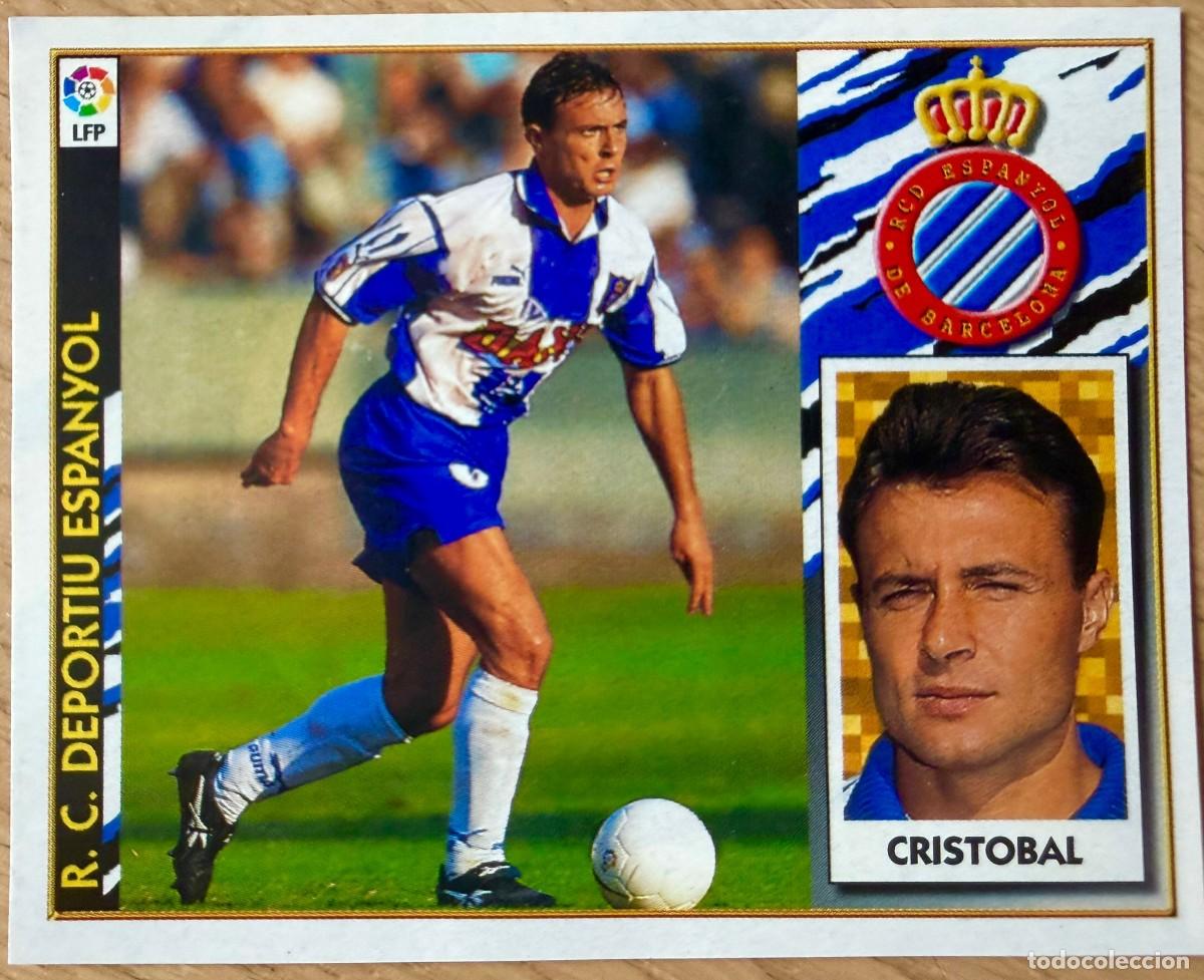 Cromos de f&uacute;tbol: CRISTOBAL ESPANYOL ESPA&Ntilde;OL 97 98 1997 1998 LIGA EDICIONES ESTE RECORTADO STICKER