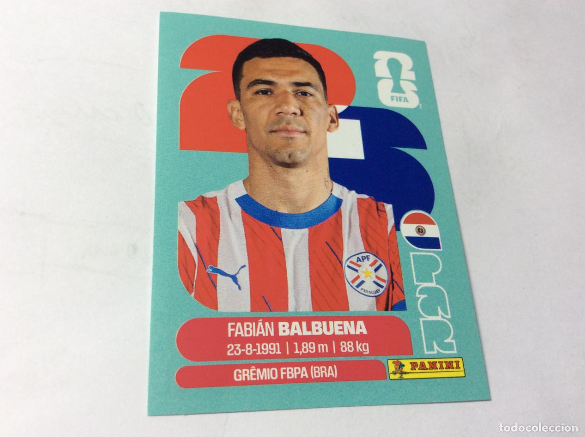 Cromos de f&uacute;tbol: PAR5 PAR 5 Fabi&aacute;n Balbuena Paraguay Cromo Sticker FIFA World Cup 2026 26 Panini