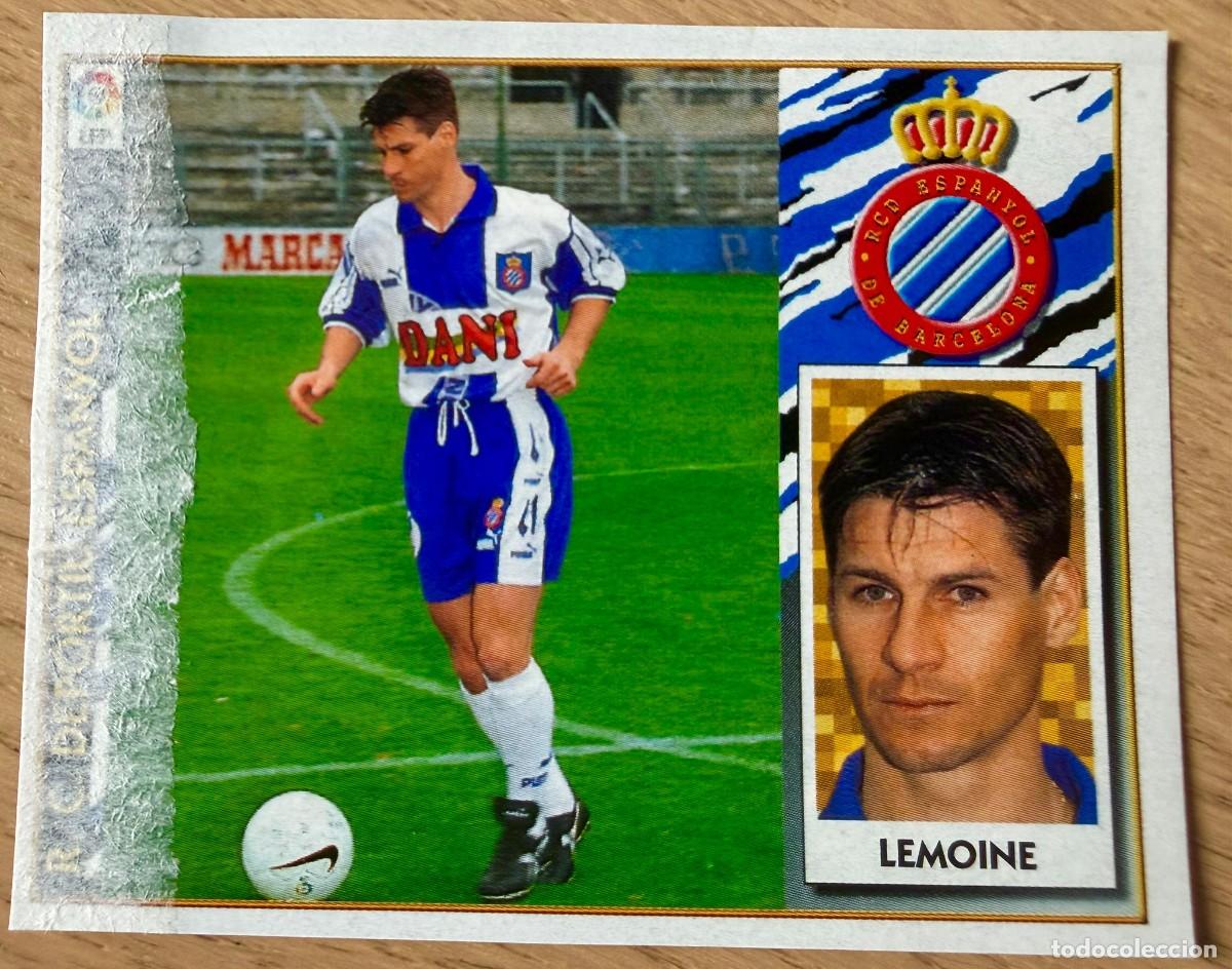 Cromos de f&uacute;tbol: LEMOINE ESPANYOL ESPA&Ntilde;OL 97 98 1997 1998 LIGA EDICIONES ESTE RECORTADO STICKER