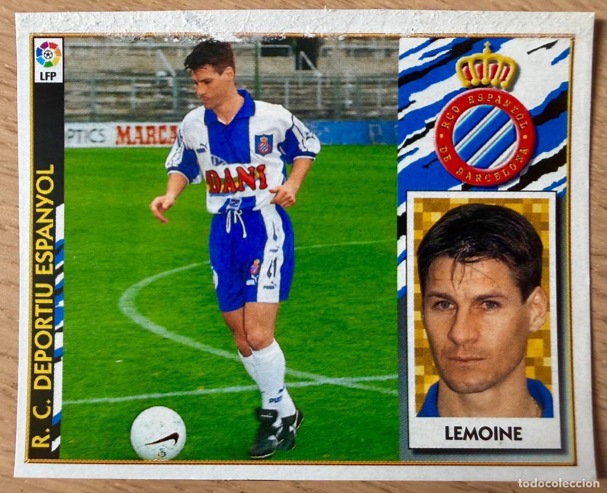 Cromos de f&uacute;tbol: LEMOINE ESPANYOL ESPA&Ntilde;OL 97 98 1997 1998 LIGA EDICIONES ESTE RECORTADO STICKER