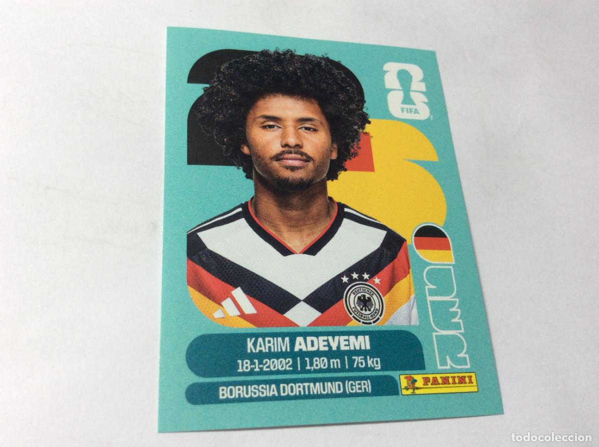 Figurine di Calcio: GER19 GER 19 Karim Adeyemi Alemania Cromo Sticker FIFA World Cup 2026 26 Panini