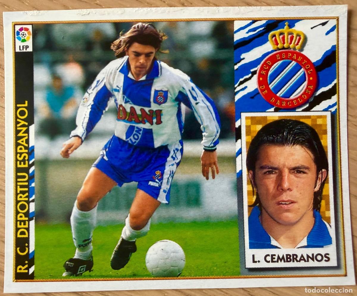 Figurine di Calcio: CEMBRANOS ESPANYOL ESPA&Ntilde;OL 97 98 1997 1998 LIGA EDICIONES ESTE RECORTADO STICKER