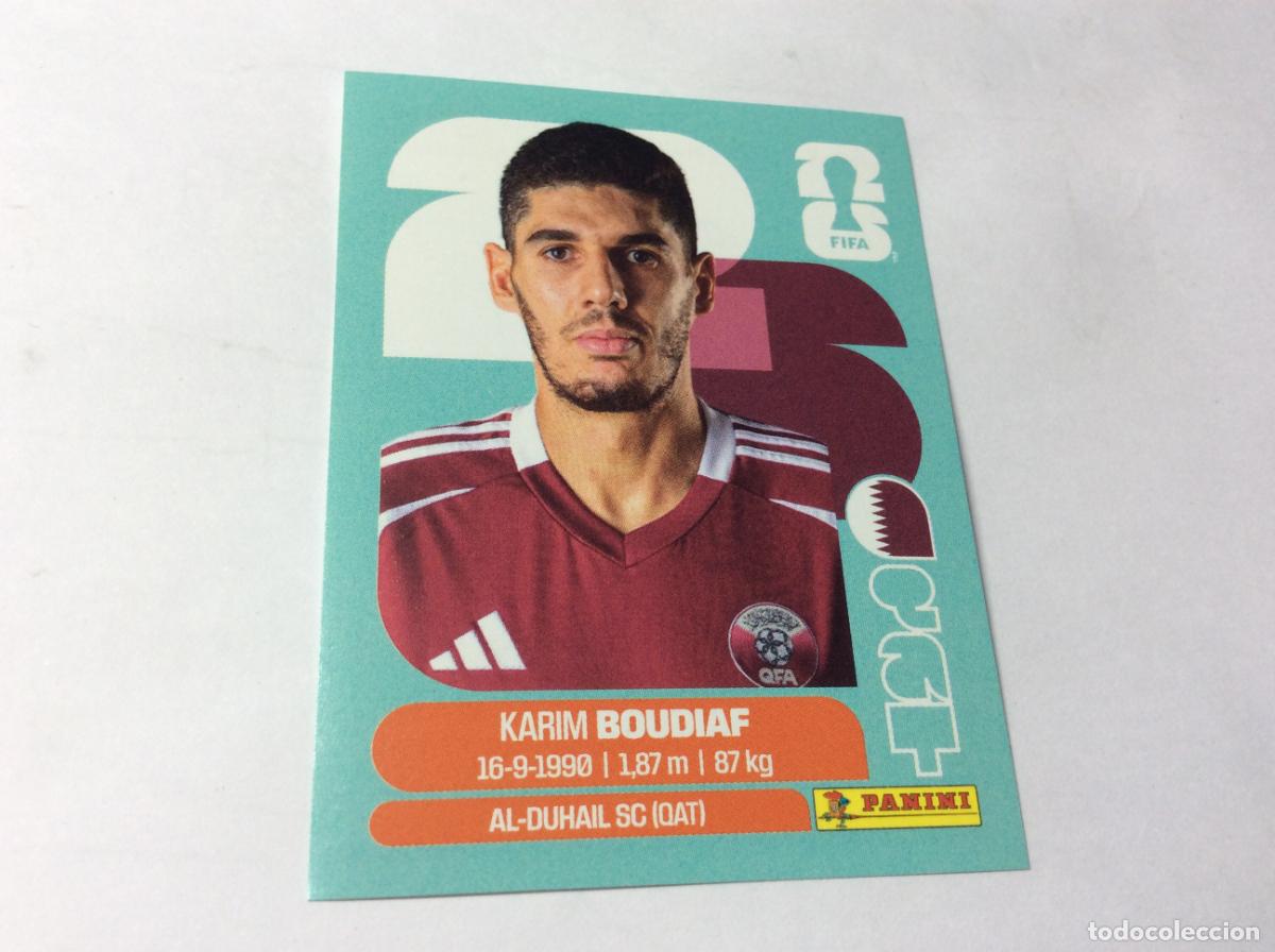 Cromos de Futebol: QAT10 QAT 10 Karim Boudiaf Qatar Cromo Sticker FIFA World Cup 2026 26 Panini