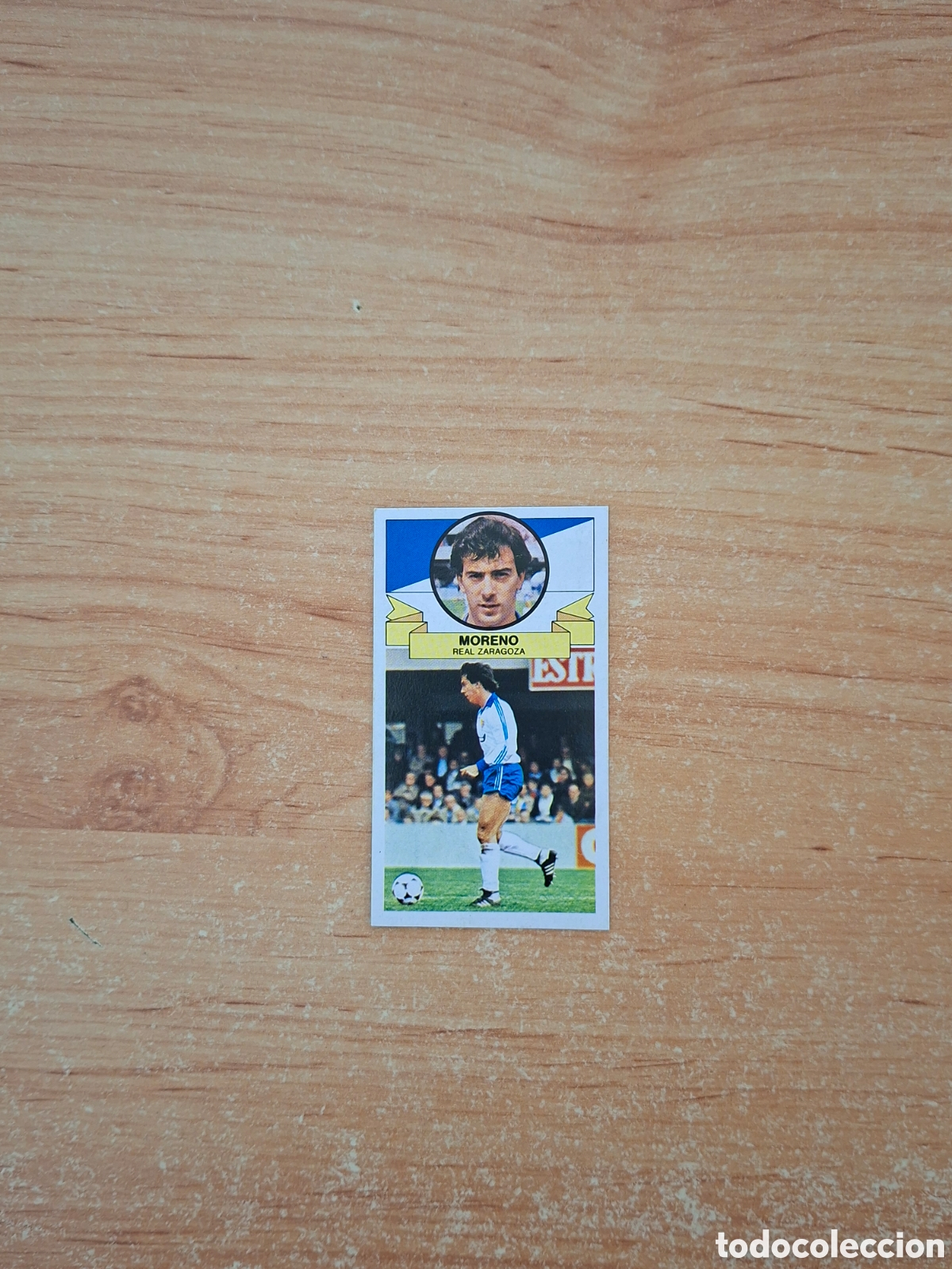 Cromos de Futebol: Este 85 86 moreno Zaragoza baja despegado ver fotos