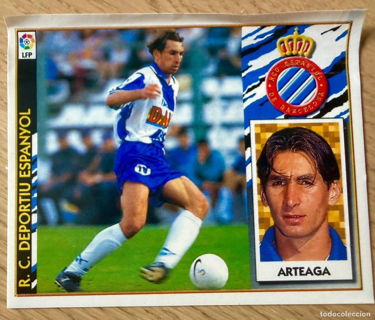 Cromos de Futebol: ARTEAGA ESPANYOL ESPA&Ntilde;OL 97 98 1997 1998 LIGA EDICIONES ESTE VVENTANILLA STICKER