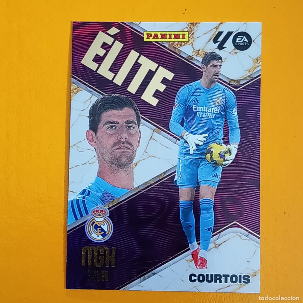 Cromos de Futebol: 3 COURTOIS. &Eacute;LITE. REAL MADRID. MEGACRACKS 2025-26. PANINI