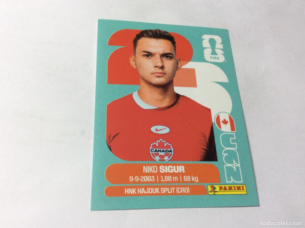 Fu&szlig;ball-Sticker: CAN16 CAN 16 Niko Sigur Canad&aacute; Cromo Sticker FIFA World Cup 2026 26 Panini