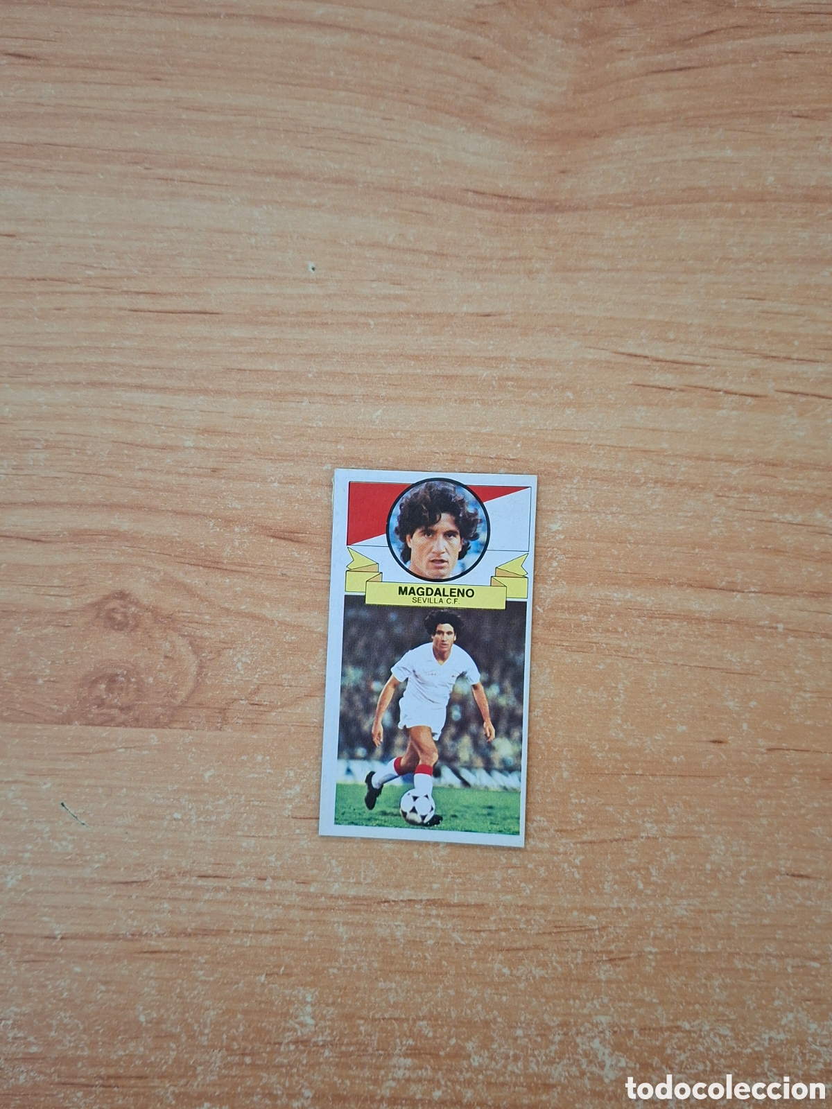 Cromos de Futebol: Este 85 86 magdaleno Sevilla baja despegado ver fotos