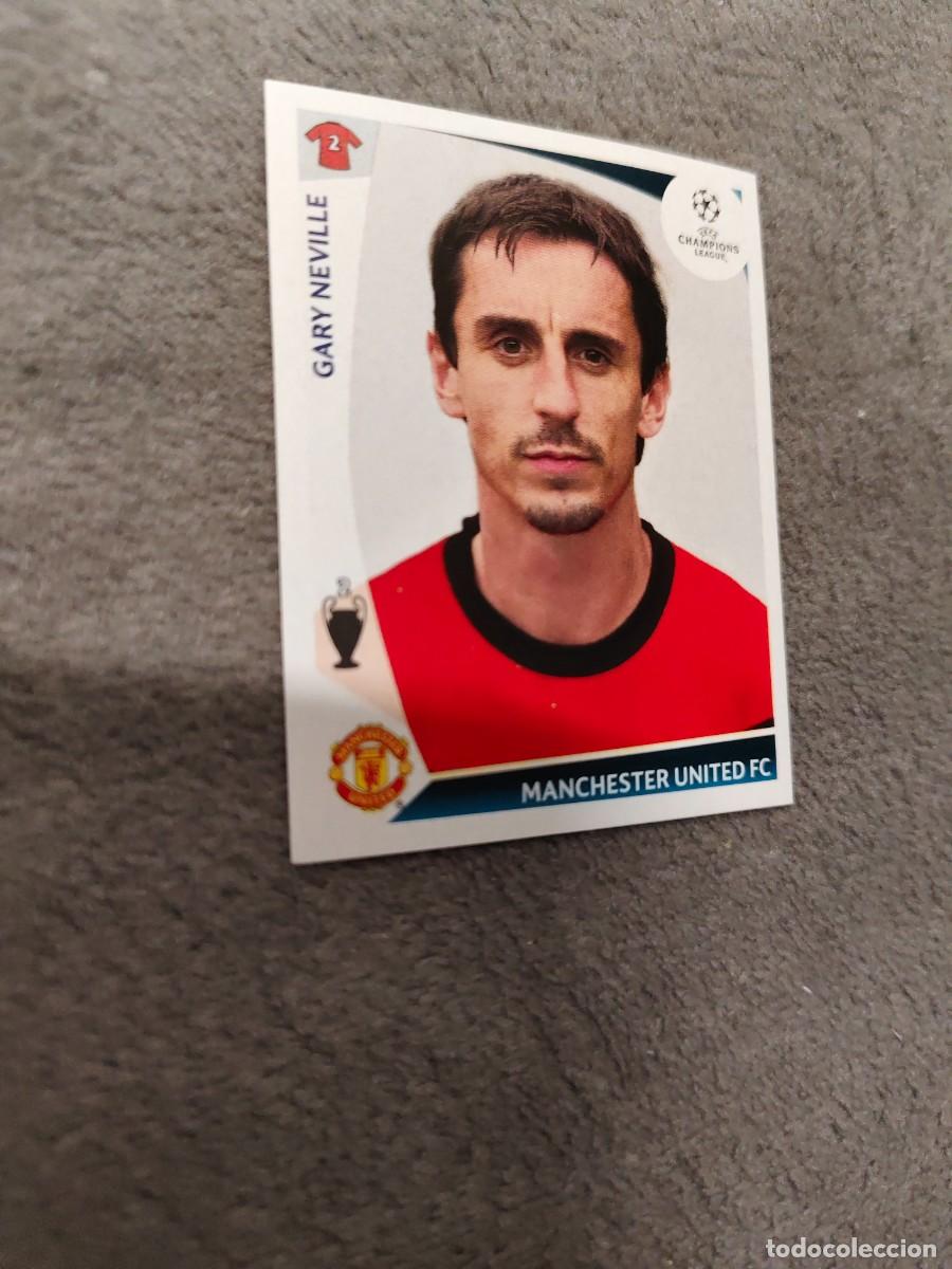 Cromos de f&uacute;tbol: 75 CHAMPIONS LEAGUE 09 10 PANINI GARY NEVILLE MANCHESTER UNITED FC 2009 2010 UCL AAA