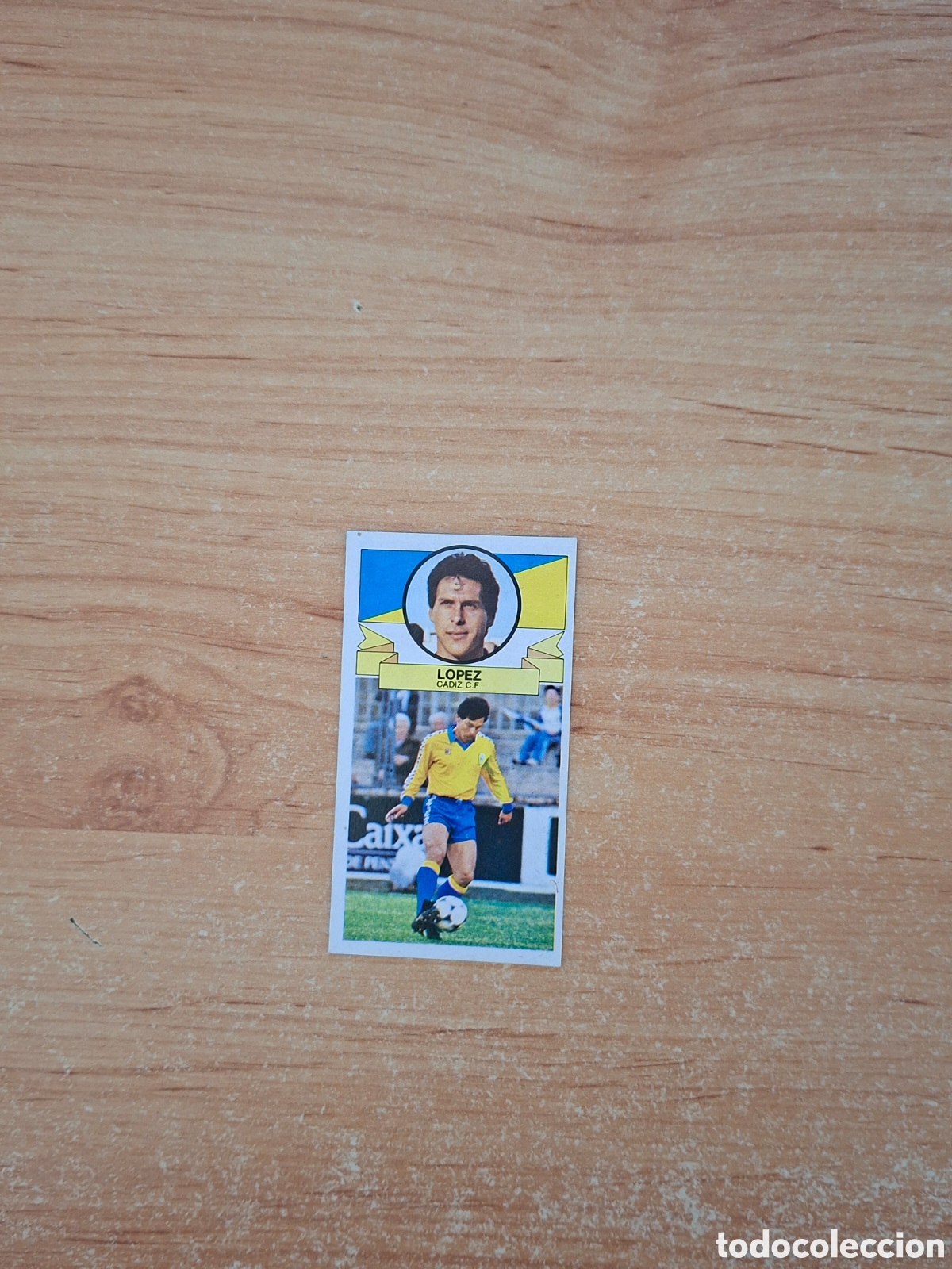Cromos de Futebol: Este 85 86 lopez cadiz baja despegado ver fotos