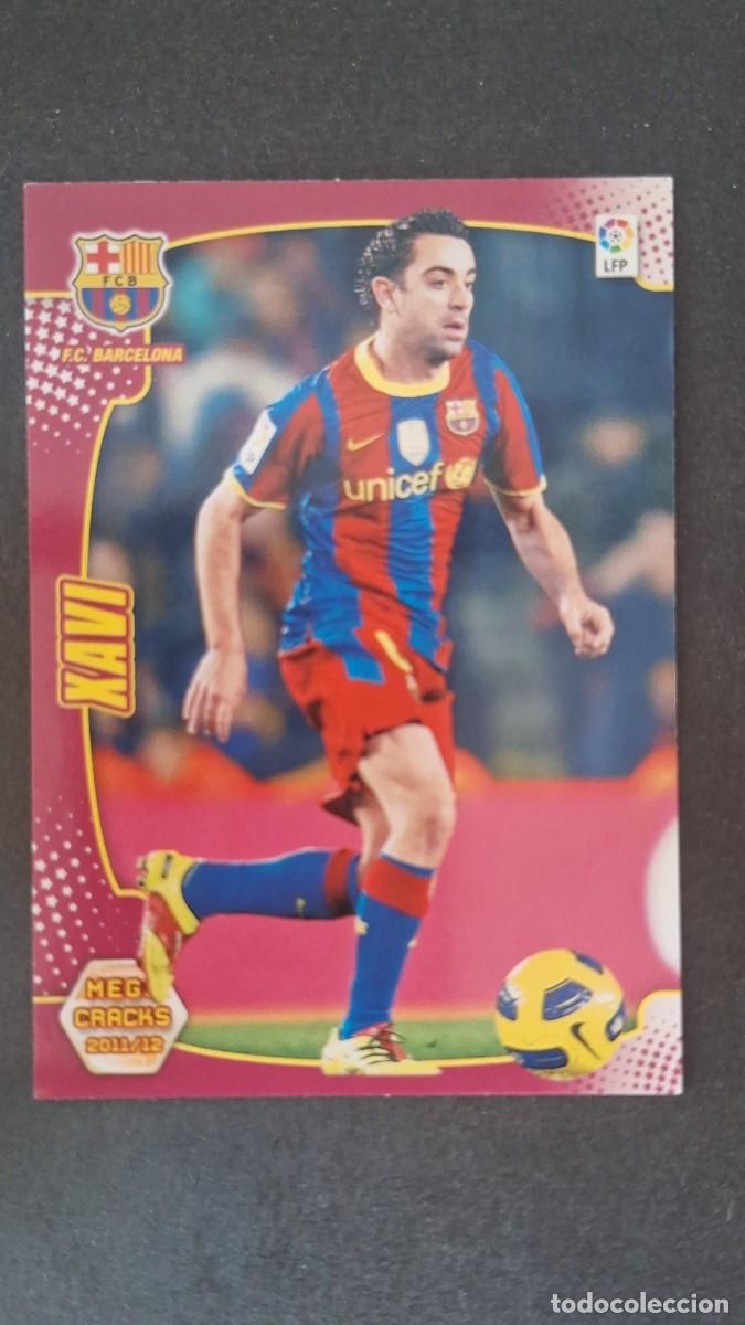 Cromos de f&uacute;tbol: L2 XAVI F. C .BARCELONA 47 PANINI MEGACRACKS 2011 2012 11 12