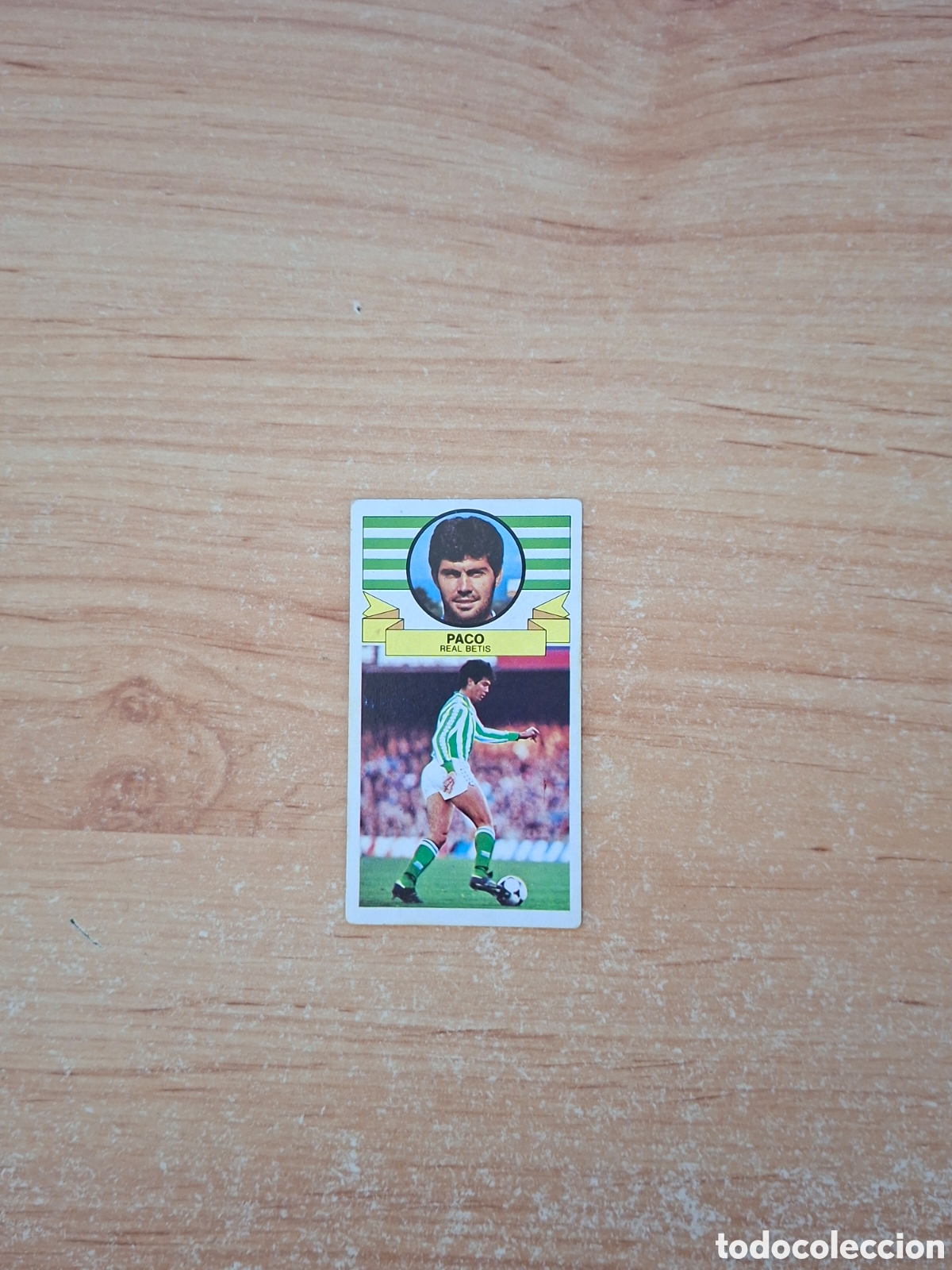 Cromos de Futebol: Este 85 86 paco betis baja despegado ver fotos