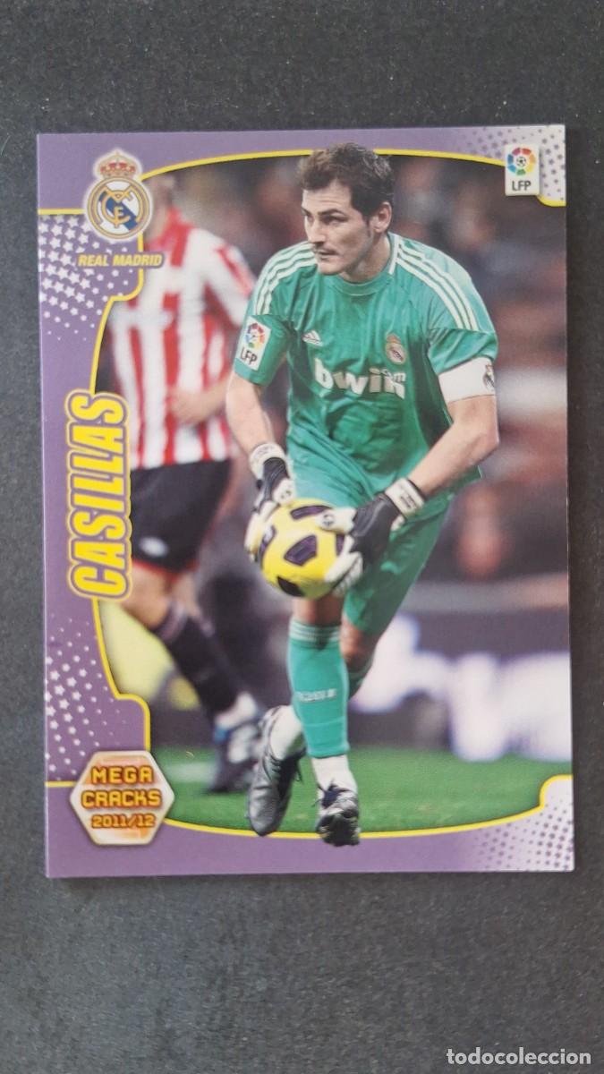Cromos de f&uacute;tbol: L2 CASILLAS REAL MADRID 146 PANINI MEGACRACKS 2011 2012 11 12