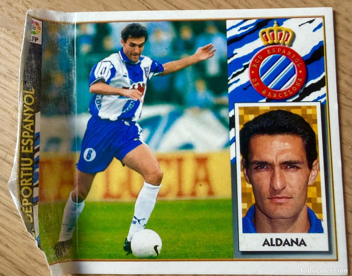 Cromos de f&uacute;tbol: ALDANA ESPANYOL ESPA&Ntilde;OL 97 98 1997 1998 LIGA EDICIONES ESTE VVENTANILLA STICKER
