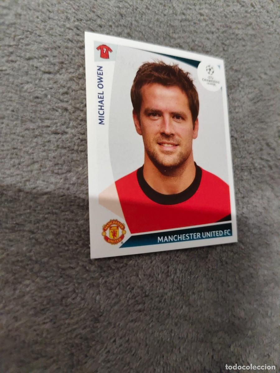 Cromos de f&uacute;tbol: 85 CHAMPIONS LEAGUE 09 10 PANINI MICHAEL OWEN MANCHESTER UNITED FC 2009 2010 UCL AAA