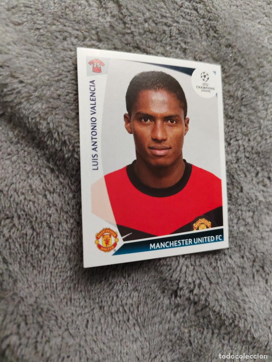 Figurine di Calcio: 87 CHAMPIONS LEAGUE 09 10 PANINI LUIS ANTONIO VALENCIA MANCHESTER UNITED FC 2009 2010 UCL AAA