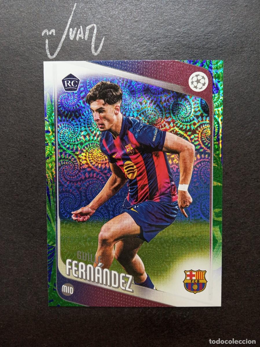 Fu&szlig;ball-Sticker: N&ordm; 190 ROOKIE GUILLE FERNANDEZ FC BARCELONA ⚽ TOPPS &reg; UCC FLAGSHIP CARNAVAL EDITION 2025 2026 25 26