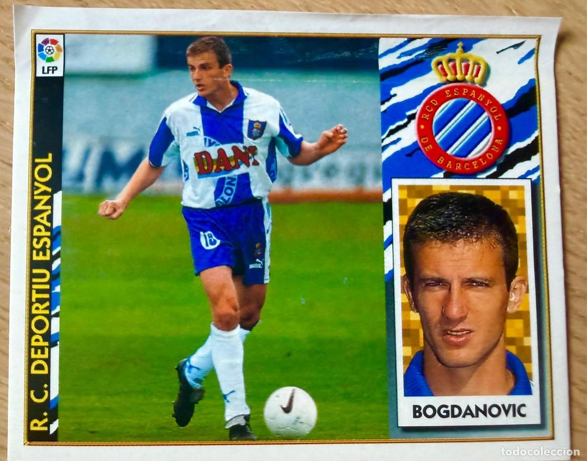 Fu&szlig;ball-Sticker: BOGDANOVIC ESPANYOL ESPA&Ntilde;OL 97 98 1997 1998 LIGA EDICIONES ESTE VVENTANILLA STICKER