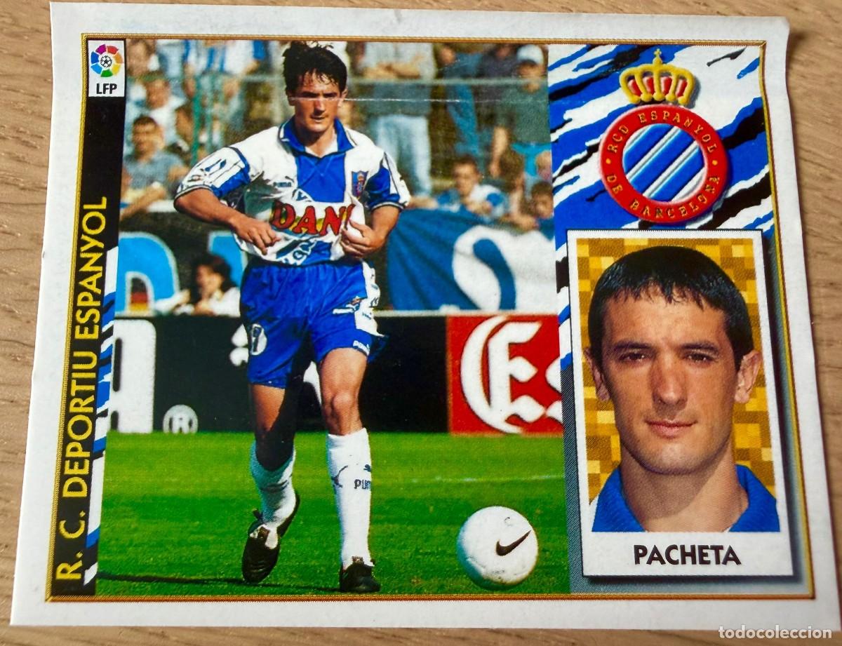 Fu&szlig;ball-Sticker: PACHETA ESPANYOL ESPA&Ntilde;OL 97 98 1997 1998 LIGA EDICIONES ESTE VVENTANILLA STICKER